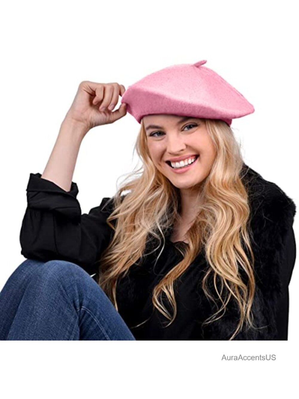 Wool Blend French Beret Hat for Women - Classic Style